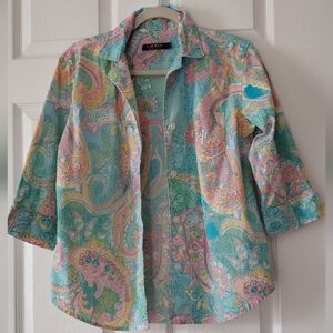 Ralph Lauren Multicolor Paisley Shirt